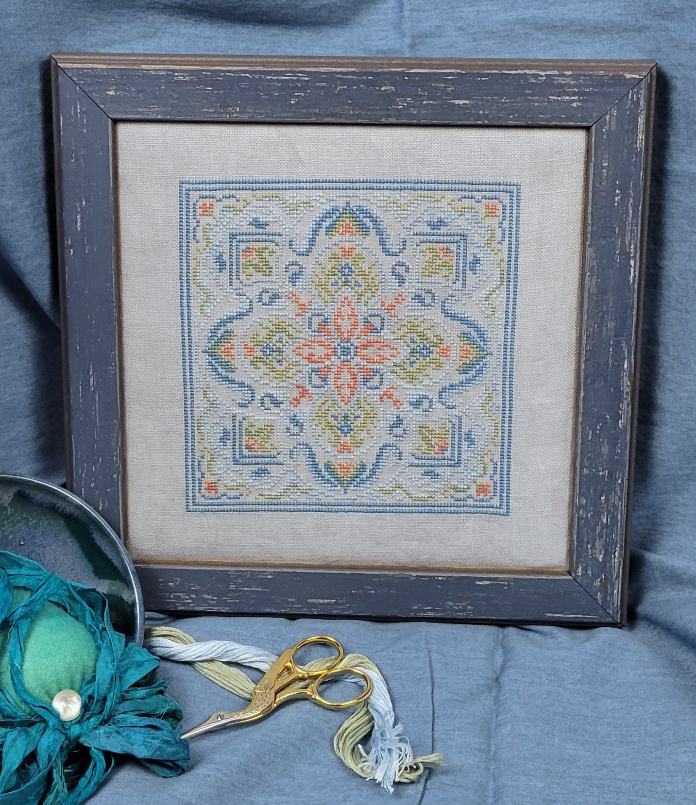 Stitching Geometry Floral Geometry - Wildflower Stitching